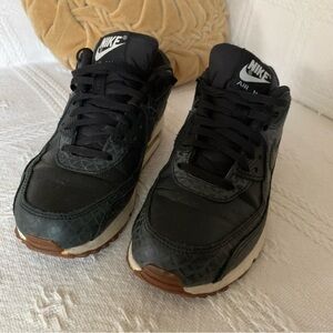 Nike Air Black Textured Sneakers